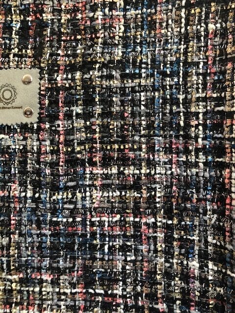 Duurzame jute shopper bekleed met chique zwarte Sjanella - Afbeelding 3