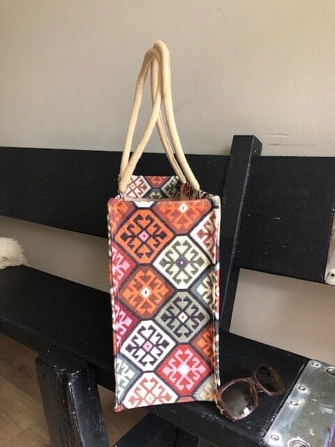 Duurzame shopper bekleed met gobelin in retro to the max - Afbeelding 3