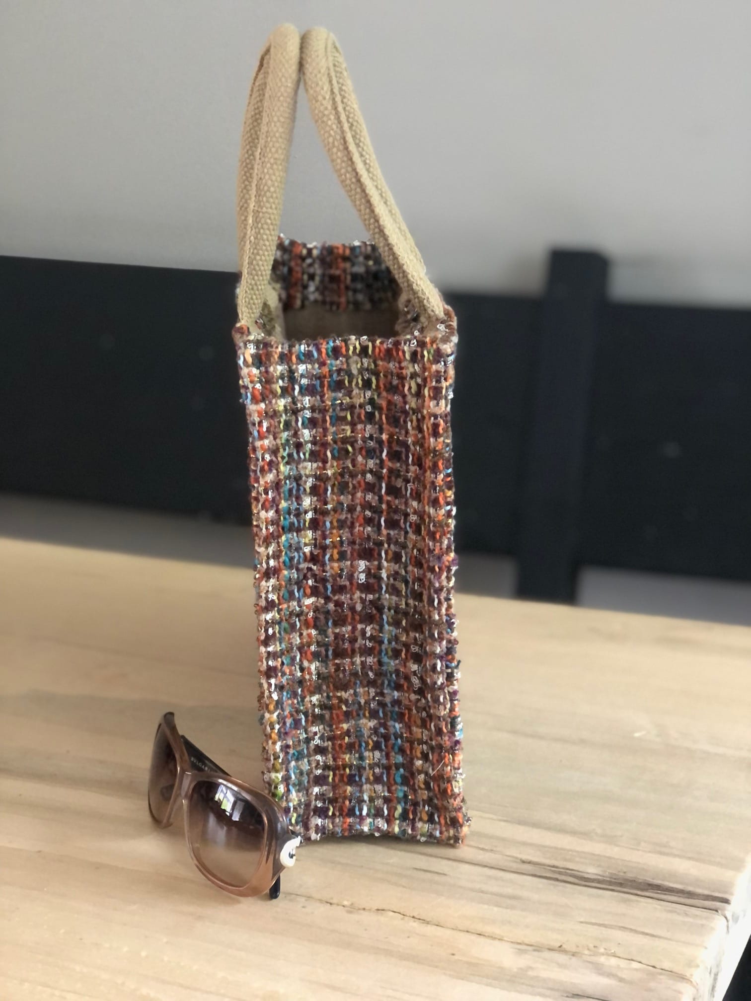 Handtas bekleed met chique bruine Sjanellio - Afbeelding 2