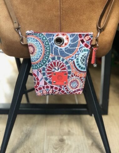 cross-over schoudertas XL van gobelin in retro look