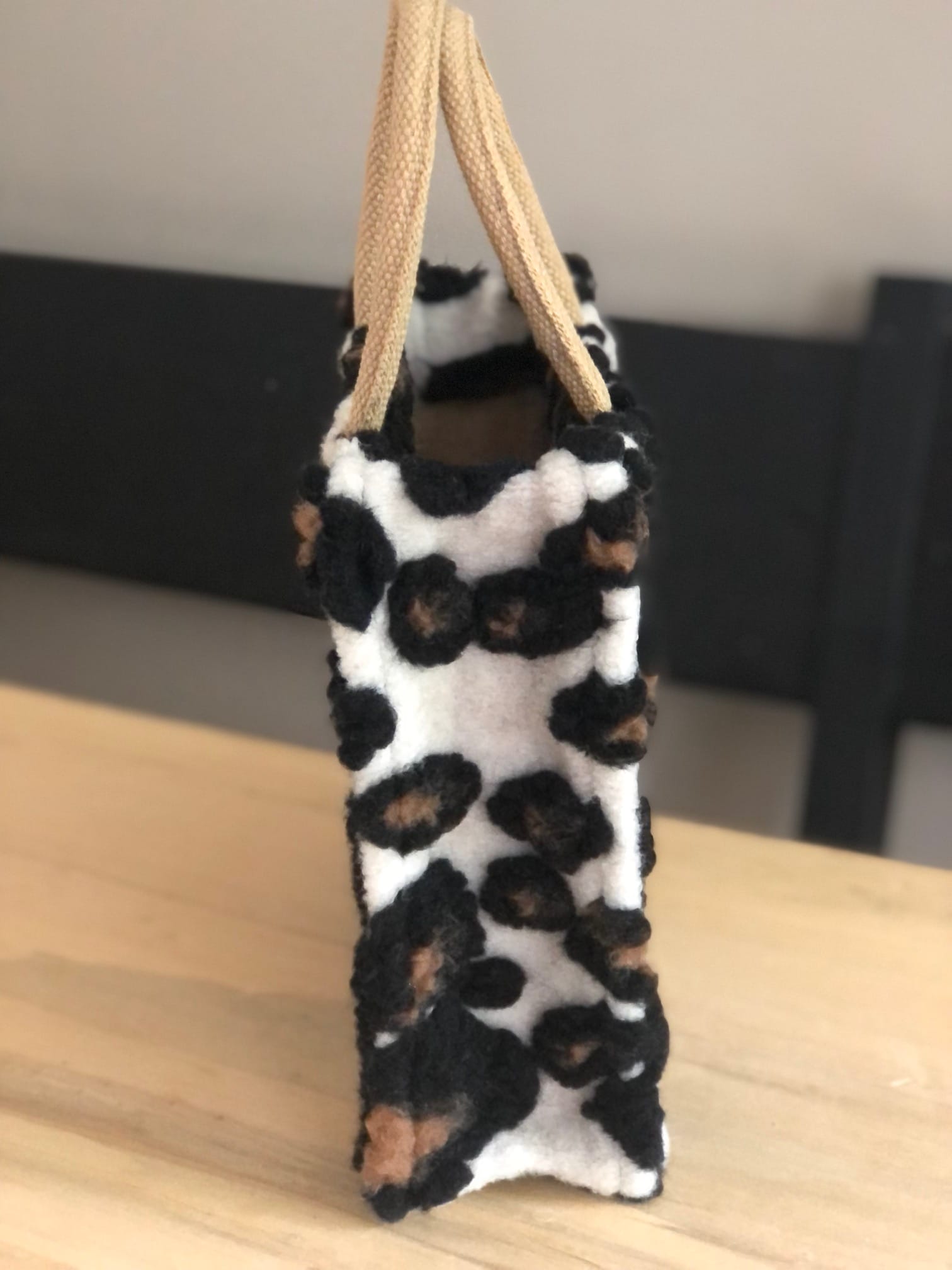 Handtas bekleed met Wooly Panther - Afbeelding 2