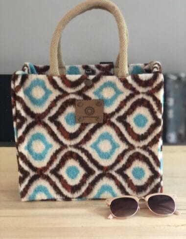 Handtas bekleed met Retro Wooly