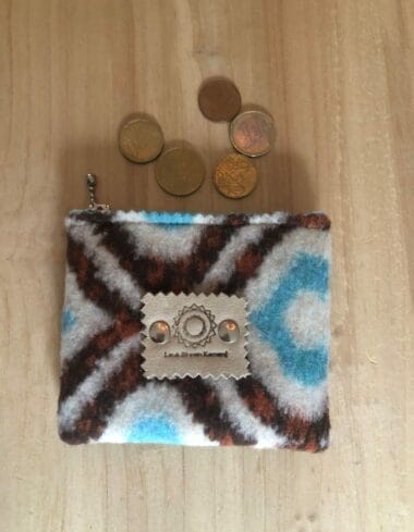 Portemonneetje met ritsje van Retro Wooly