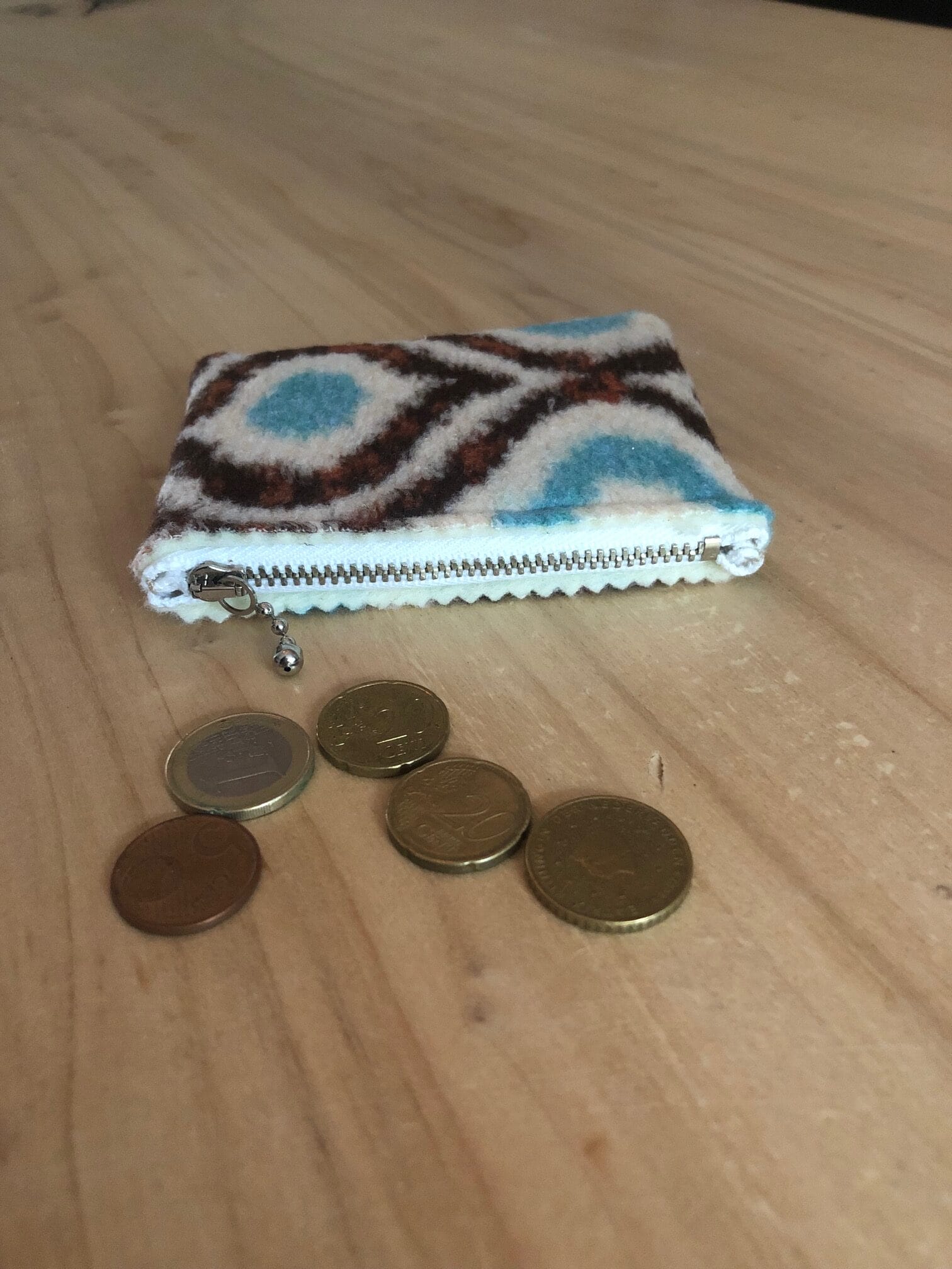 Portemonneetje met ritsje van Retro Wooly - Afbeelding 3