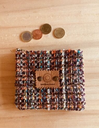 Portemonneetje met rits van chique bruine Sjanellio