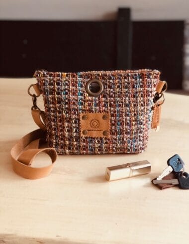 Cross-over schoudertas van chique bruine Sjanellio