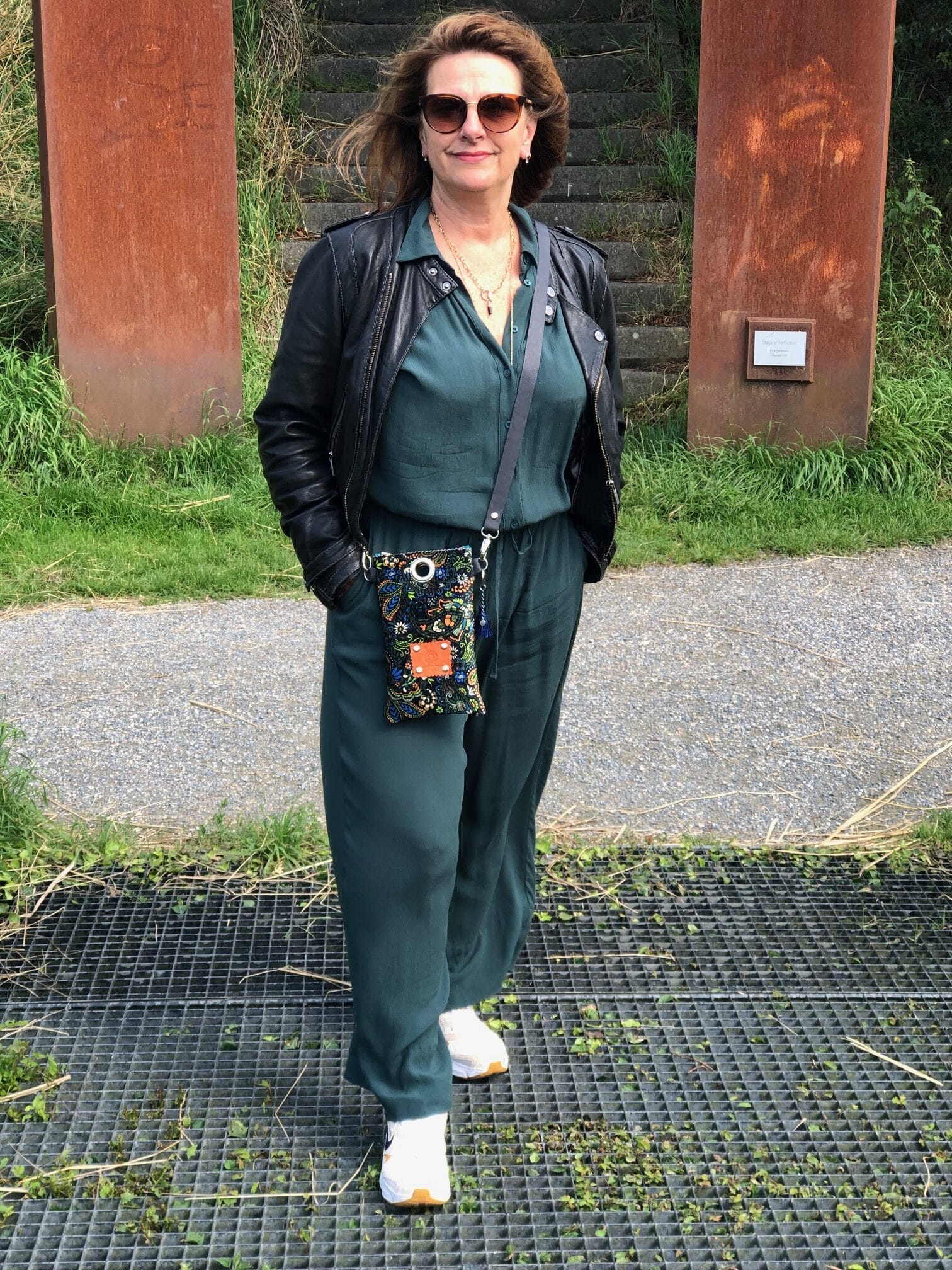 Festivaltasje van mooie zachte velvet in Paisley motief - Afbeelding 5