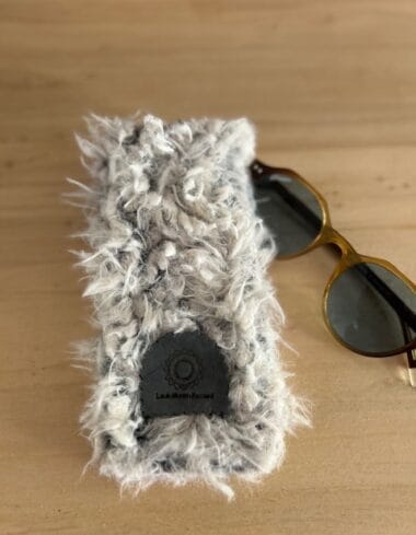 Brilhoesje van langharige fake bont