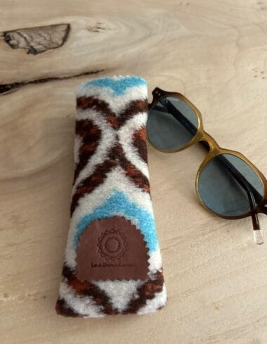 Brilhoesje van coocked wool retro