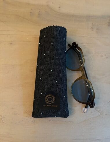 Brilhoesje van black denim fabulous drops