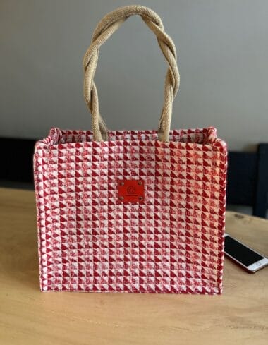 shopper bekleed met chique Sjanelli red flag