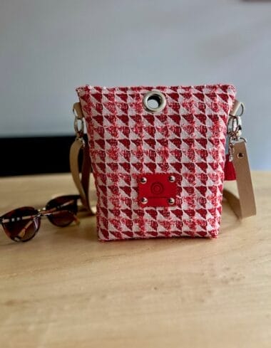 Cross-over schoudertas XL van chique Sjanelli red flag