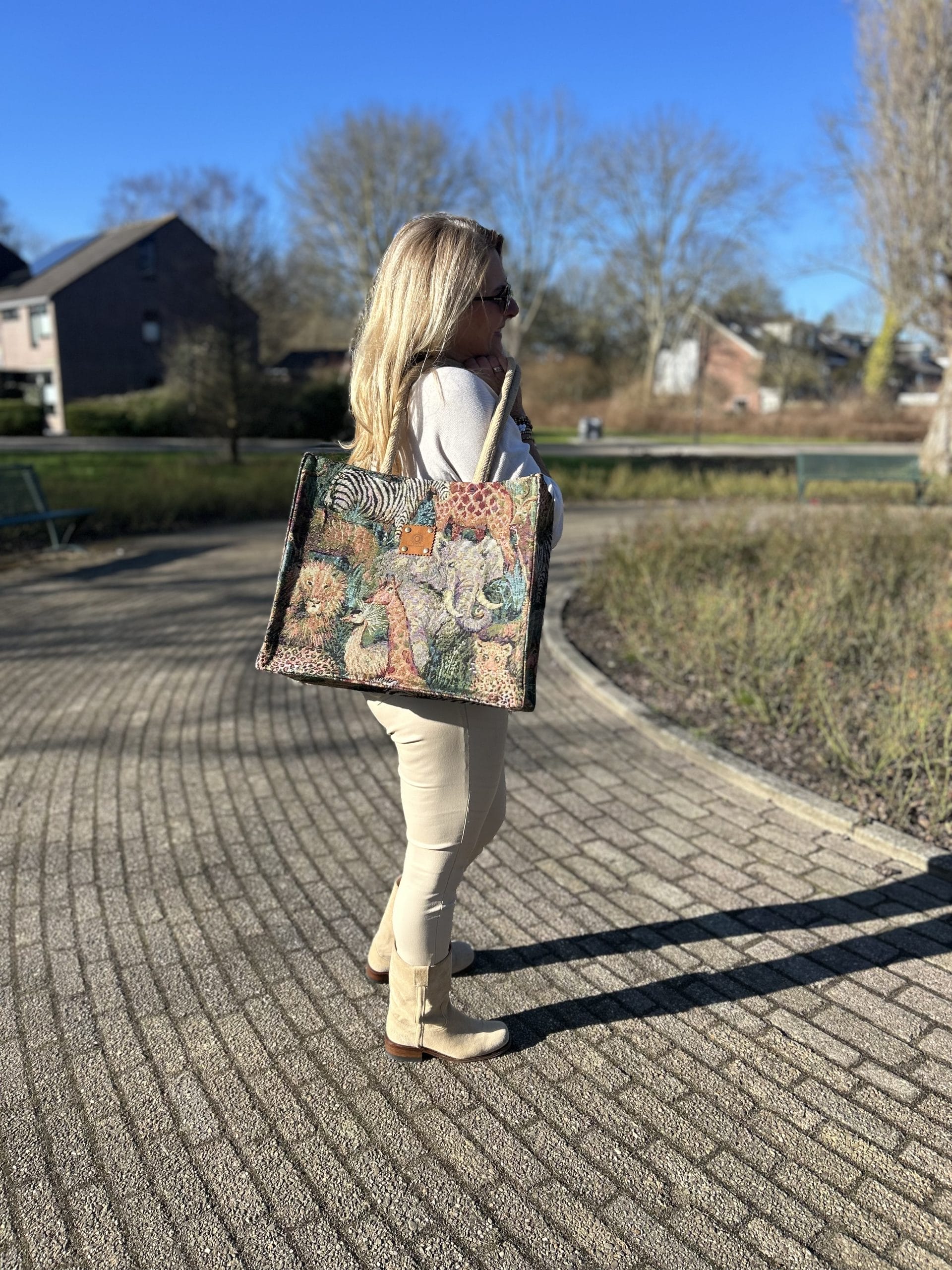 Shopper gobelin Animal