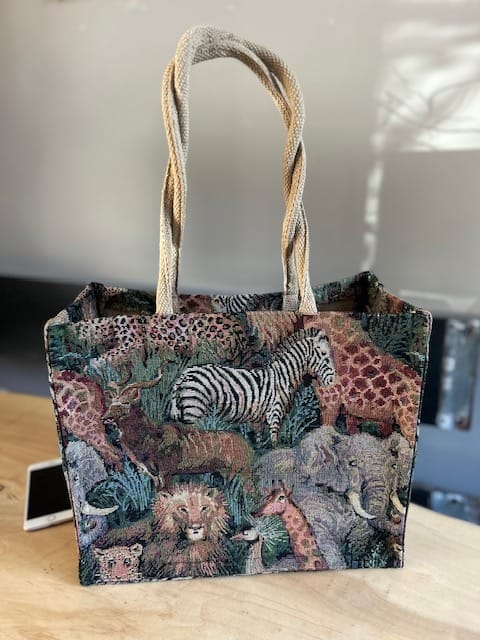 Shopper gobelin Animal