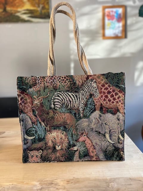 Shopper gobelin Animal